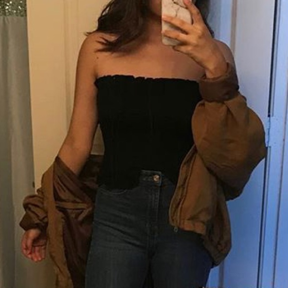 Ruffled Tube Top